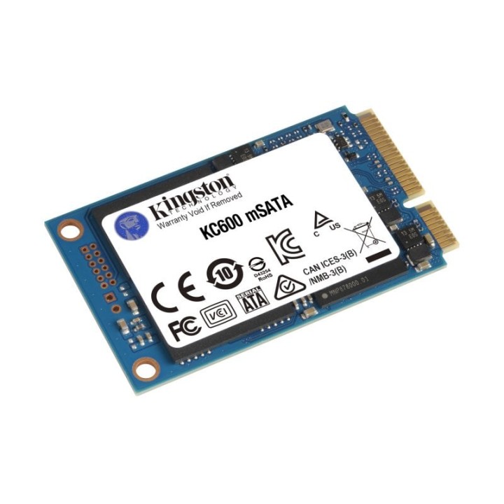 Kingston KC600 SSD 512GB SATA3 mSATA 3D TLC NAND