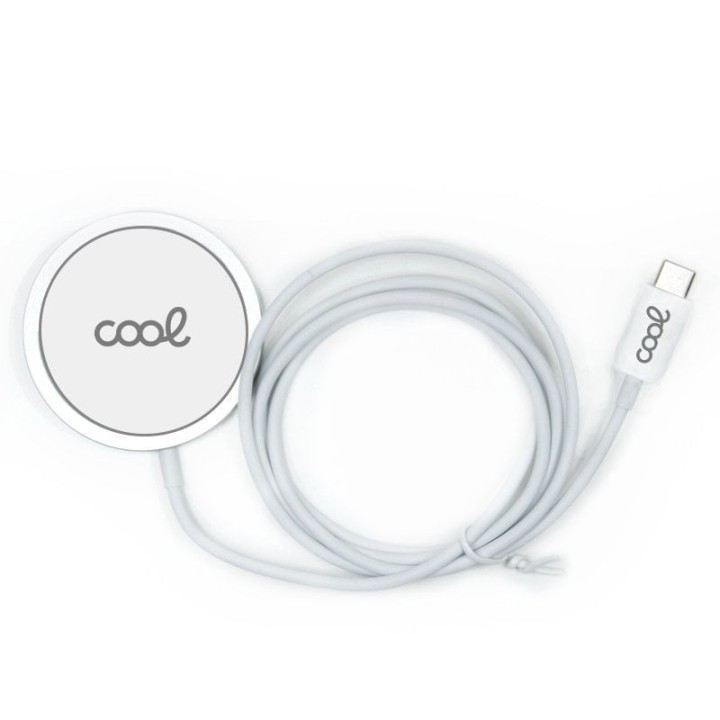 Cool Dock Cargador Inalámbrico Qi 15W Blanco