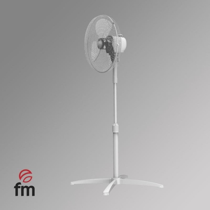 Fm Calefacción PX-40 Ventilador de Pie 40W Blanco
