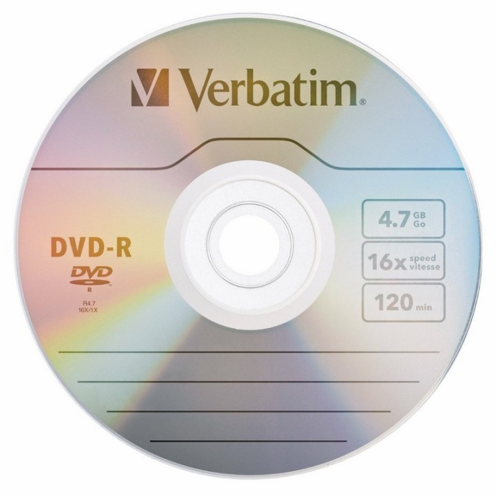Verbatim DVD-R 16x 4.7 GB Bobina 50 Unds