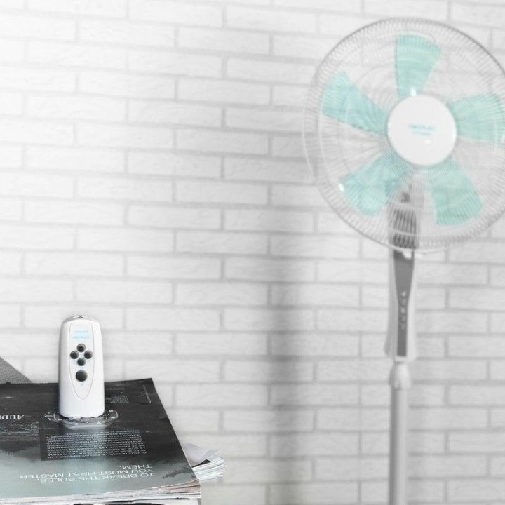 Cecotec EnergySilence 530 Power Connected White Ventilador de Pie con Mando 50W Blanco