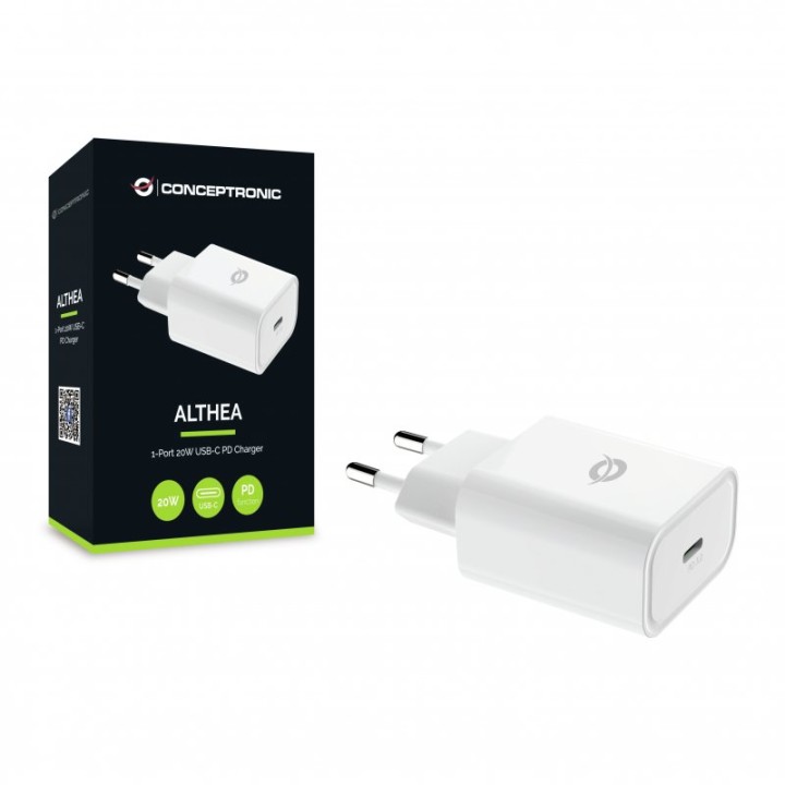 Conceptronic ALTHEA07W Cargador 20W USB-C Blanco