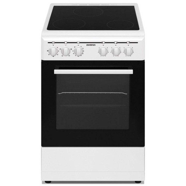 Infiniton CCV350G Cocina Eléctrica con Horno Blanca