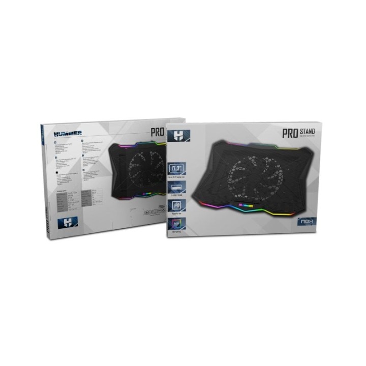 Nox Hummer Pro Stand Base Refrigeradora RGB hasta 17.3"