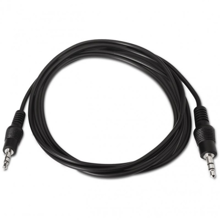 Aisens Cable Jack 3.5mm Macho/Macho 1.5m Negro