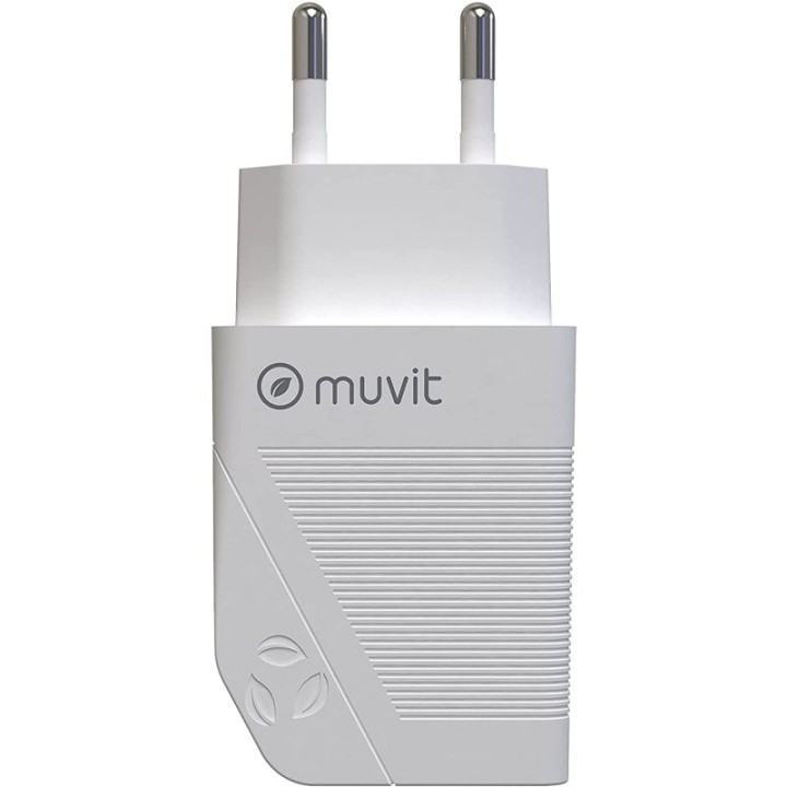 Muvit for Change Cargador Tipo-C PD 30W Blanco