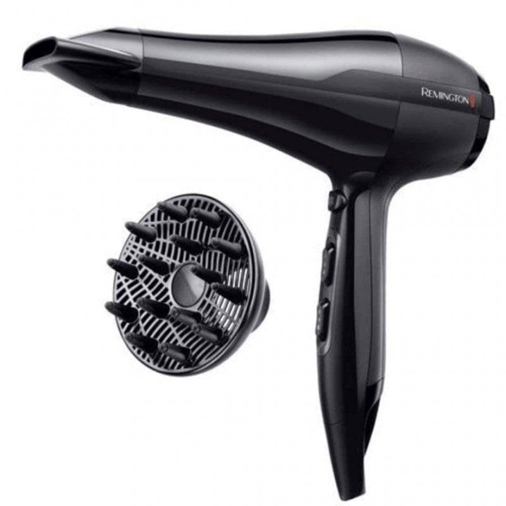 Secador de Pelo Profesional Iónico Remington Pro-Air AC5999 2300W 3 Temperaturas 2 Velocidades con Difusor Negro