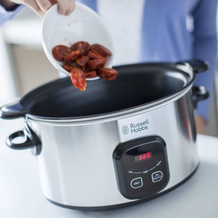 Russell Hobbs MaxiCook Olla de Cocción Lenta 6L 200W