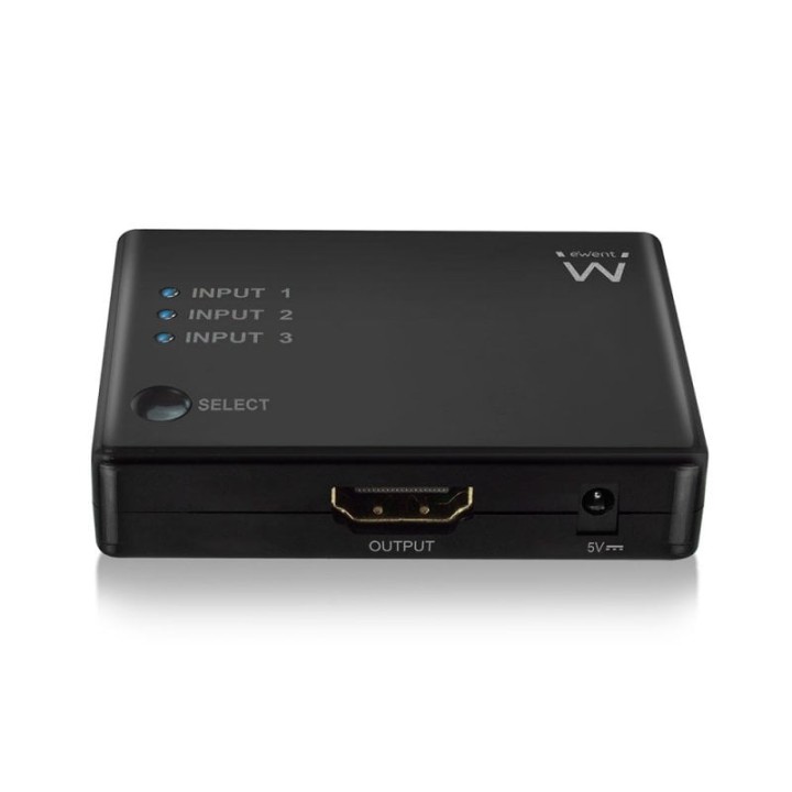 Ewent EW3730 Switch HDMI 3 Puertos + Mando