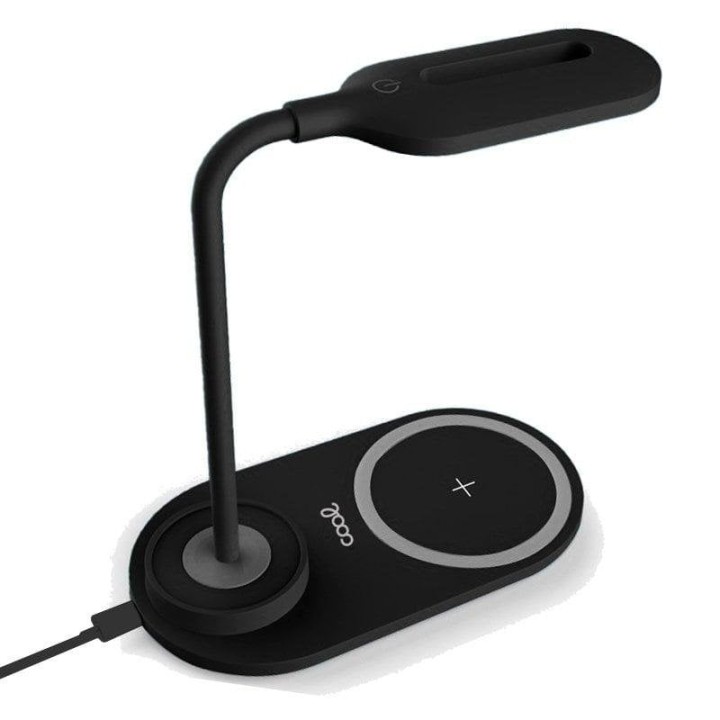 Cool Lámpara LED con Base Carga Inalámbrica Qi