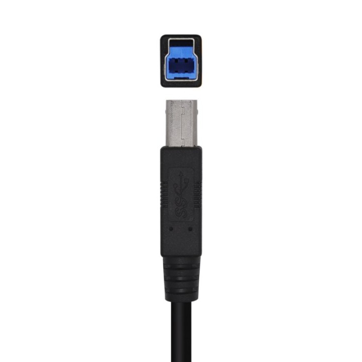 Aisens Cable USB 3.0 a USB-B Macho/Macho 3m Negro