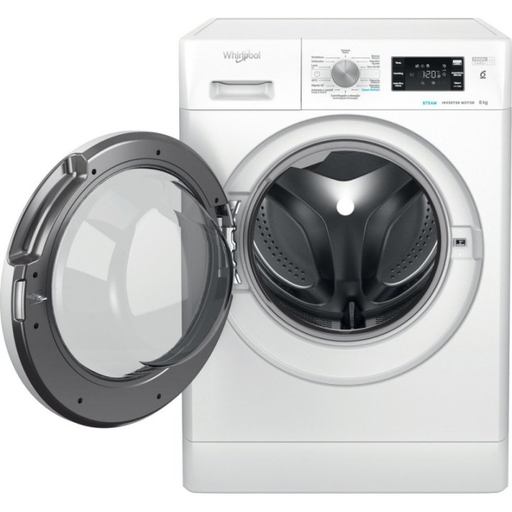 Whirlpool FFB 8258 WV SP Lavadora Carga Frontal 8Kg B Blanco