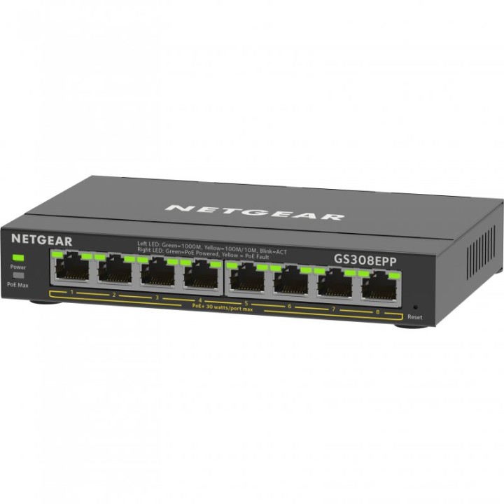 Netgear GS308EPP-100PES Switch Ethernet con 8xPoE+