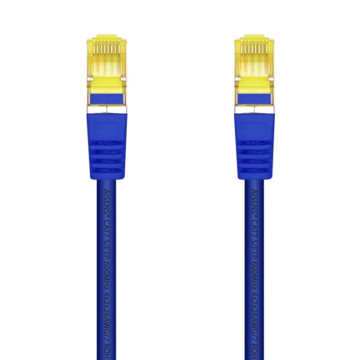 Aisens Cable de Red S/FTP RJ45 Cat.7 1m Azul