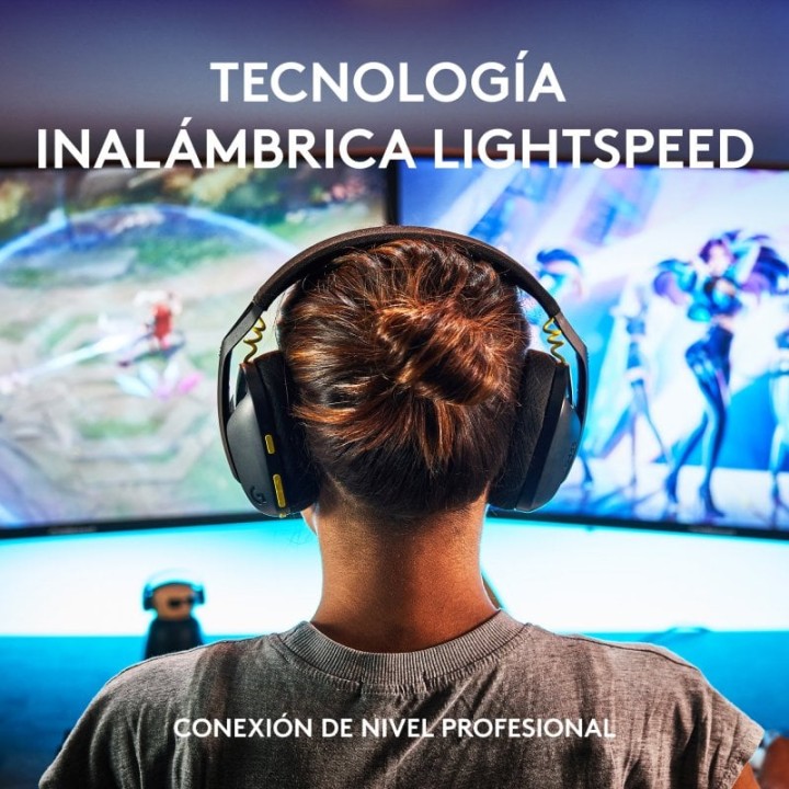 Logitech G435 LIGHTSPEED Auriculares Gaming Inalámbricos Negros