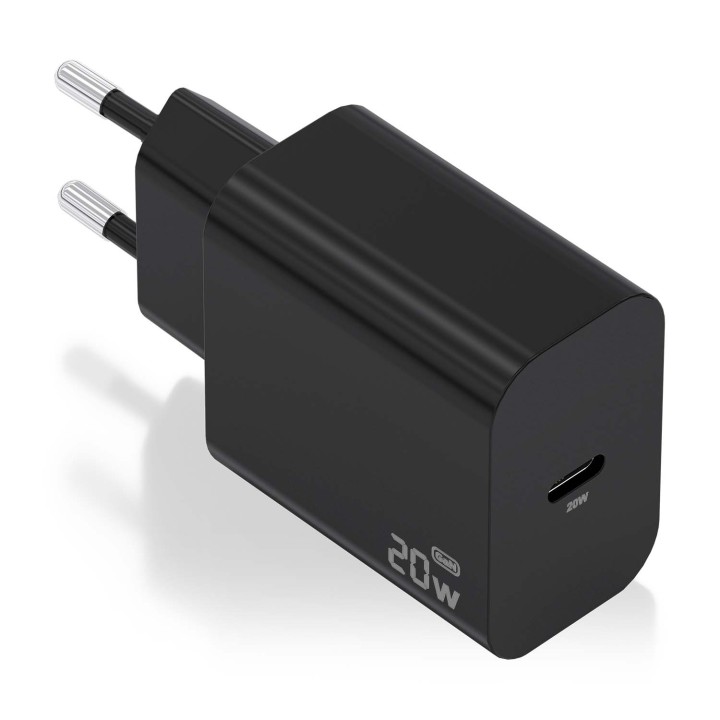 Cargador de Pared AISENS 1xUSB-C 20W Negro (A110-0939)