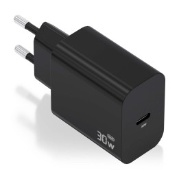 Cargador de Pared AISENS 1xUSB-C 30W Negro (A110-0941)