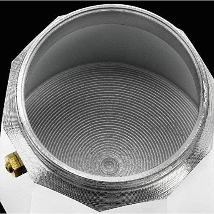 Monix Vitro Expres M620006 Cafetera Italiana de Aluminio 6 Tazas Plata