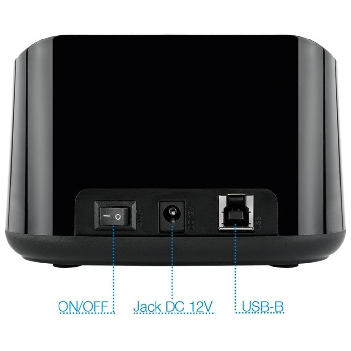 TooQ HDD Docking Station USB 3.0 Negra