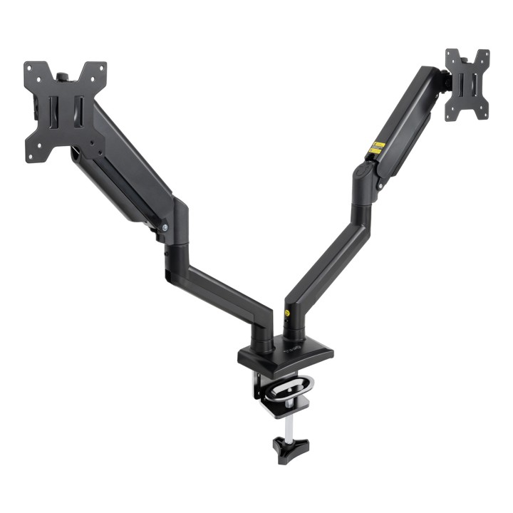 Soporte Mesa TooQ 13"-34" 2 Brazos Negro (DB1434TNR-B)