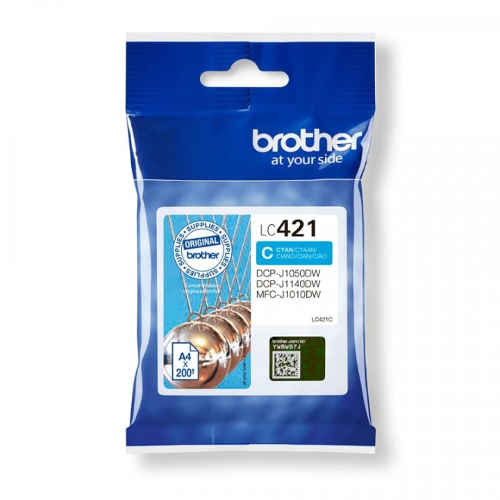 Cartucho de Tinta Original Brother LC421C Cian