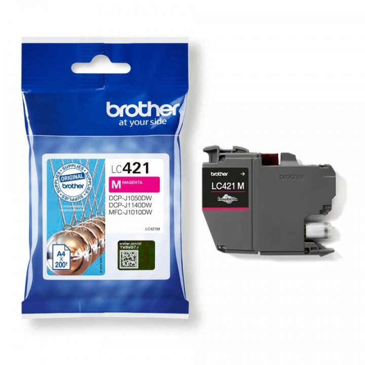 Cartucho de Tinta Original Brother LC421M Magenta