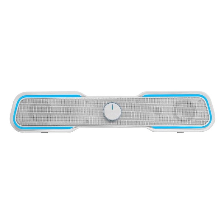 Mars Gaming MSBX Altavoz Bluetooth RGB 10W Blanco