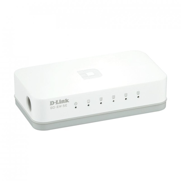 D-Link GO-SW-5E Switch Plástico 5 Puertos 10/100 Mbps