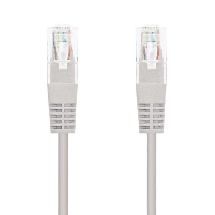 Cable de Red Latiguillo Nanocable Cat6 UTP RJ45 25 cm Gris