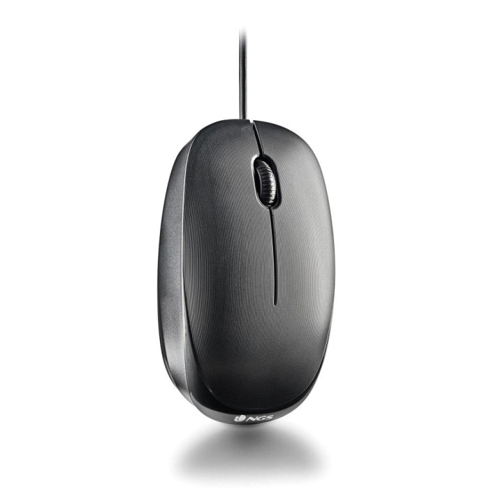 Ratón NGS Óptico USB-C 1000dpi Negro (FLAME-C)