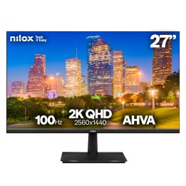 Monitor NILOX 27" AHVA 2K QHD 100Hz Negro (NXM272K012)