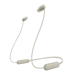 Sony WI-C100 Auriculares Bluetooth Beige