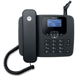 Teléfono Fijo Motorola FW410L 4G Negro(107FW410L)