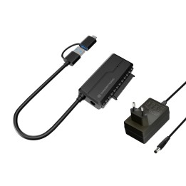 Adaptador CONCEPTRONIC USB-A/M a SATA/H Negro (ABBY21B)