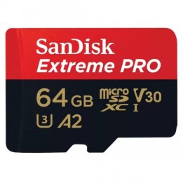 Sandisk Extreme Pro MicroSDXC 64GB UHS-I A2 Clase 10 V30