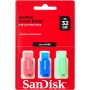 Pendrive SANDISK Cruzer Blade 32Gb Pack 3