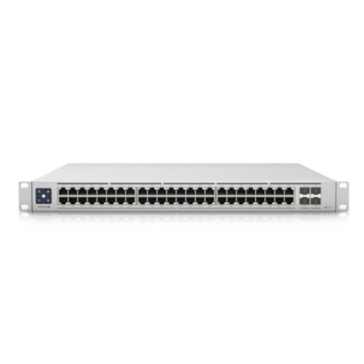 Conmutador Ubiquiti UniFi USW Enterprise 48 PoE Gestionado L3 48 Puertos 2.5GbE PoE+ 4 SFP+ 10G