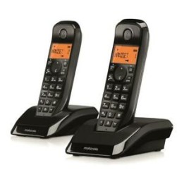 Teléfono Inalámbrico Motorola S12 Duo Negro (S1202)