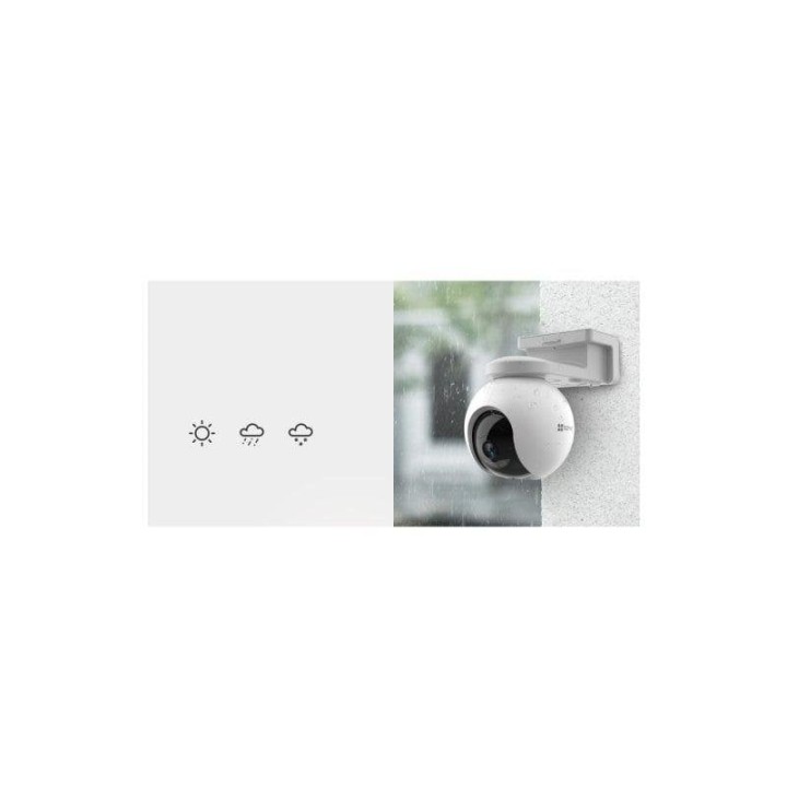 EZVIZ HB8 Cámara de Seguridad IP Exterior con Paneo e Inclinación Alimentada por Batería