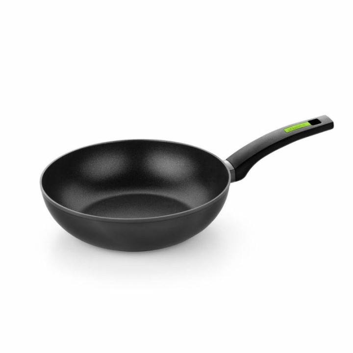Sartén honda Monix Green 28 cm Aluminio forjado Antiadherente Xylan®