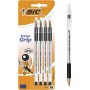 BIC BOLÍGRAFO CRISTAL GRIP TINTA NEGRA BLISTER 4