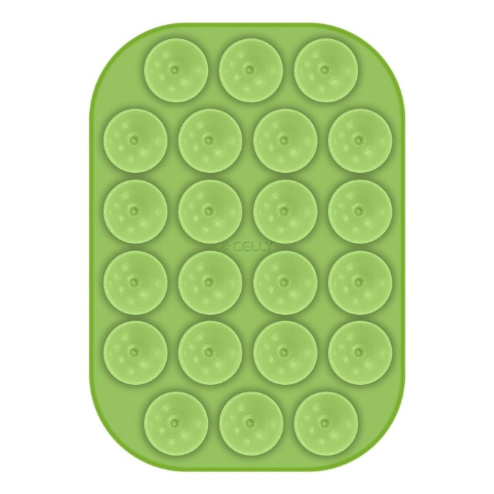 Ventosa CELLY para Smartphone Verde (FIXSQUAREGN)
