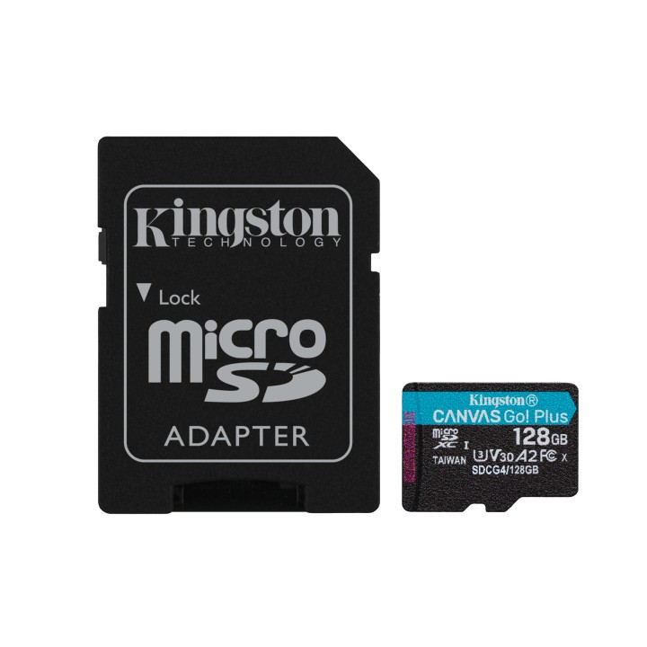 Kingston Micro SDXC 128Gb + Adaptador SD (SDCG4/128GB)