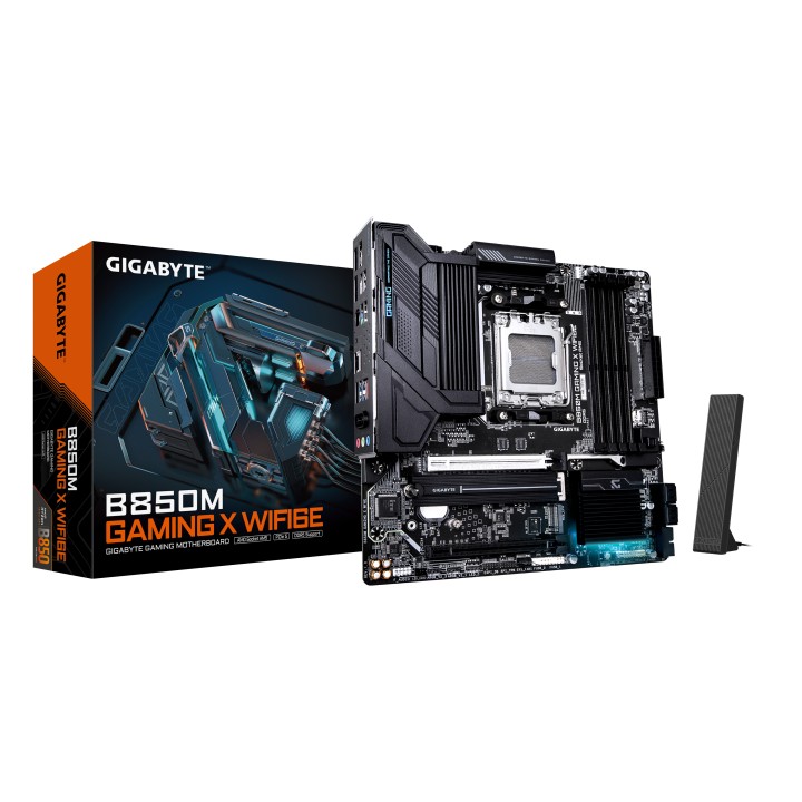 GIGABYTE B850M GAMING WIFI6E:(AM5) 4DDR5 1HDMI 2DP mATX