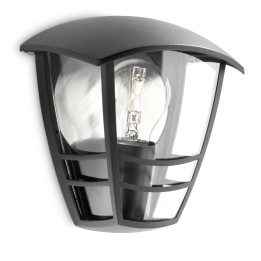 Aplique Mural Philips Creek 60W Negro (915002790302)