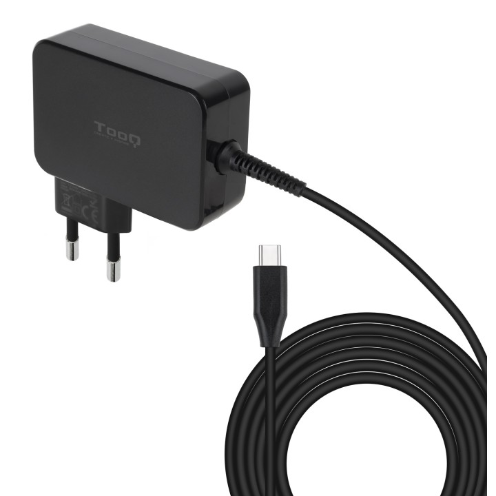 Cargador TooQ USB-C 100W Negro (TQLC-USBCGAN100PD)