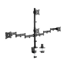 Soporte AISENS 4 Monitores 13"-27" Negro (DT27TSR-379)