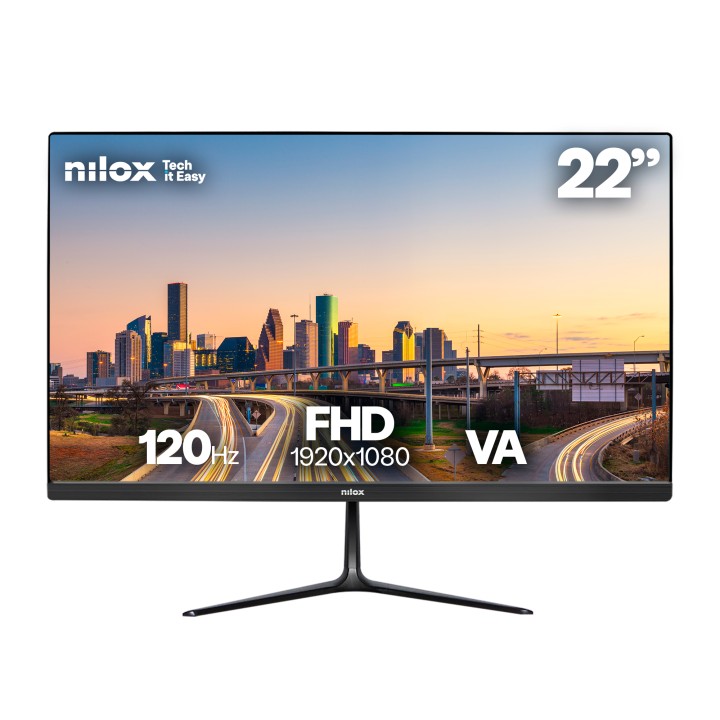 Monitor NILOX 22" VA FHD 120Hz VGA HDMI (NXM22FHD1201)