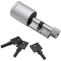 Netatmo Pack 1 Cerradura Inteligente Gris + 3 Llaves Inteligentes Negras