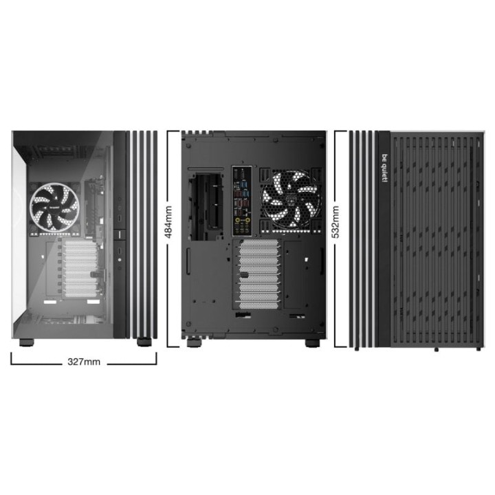 be quiet! LIGHT BASE 900 FX ARGB Full Tower E-ATX Doble Cristal Templado USB-C Negra